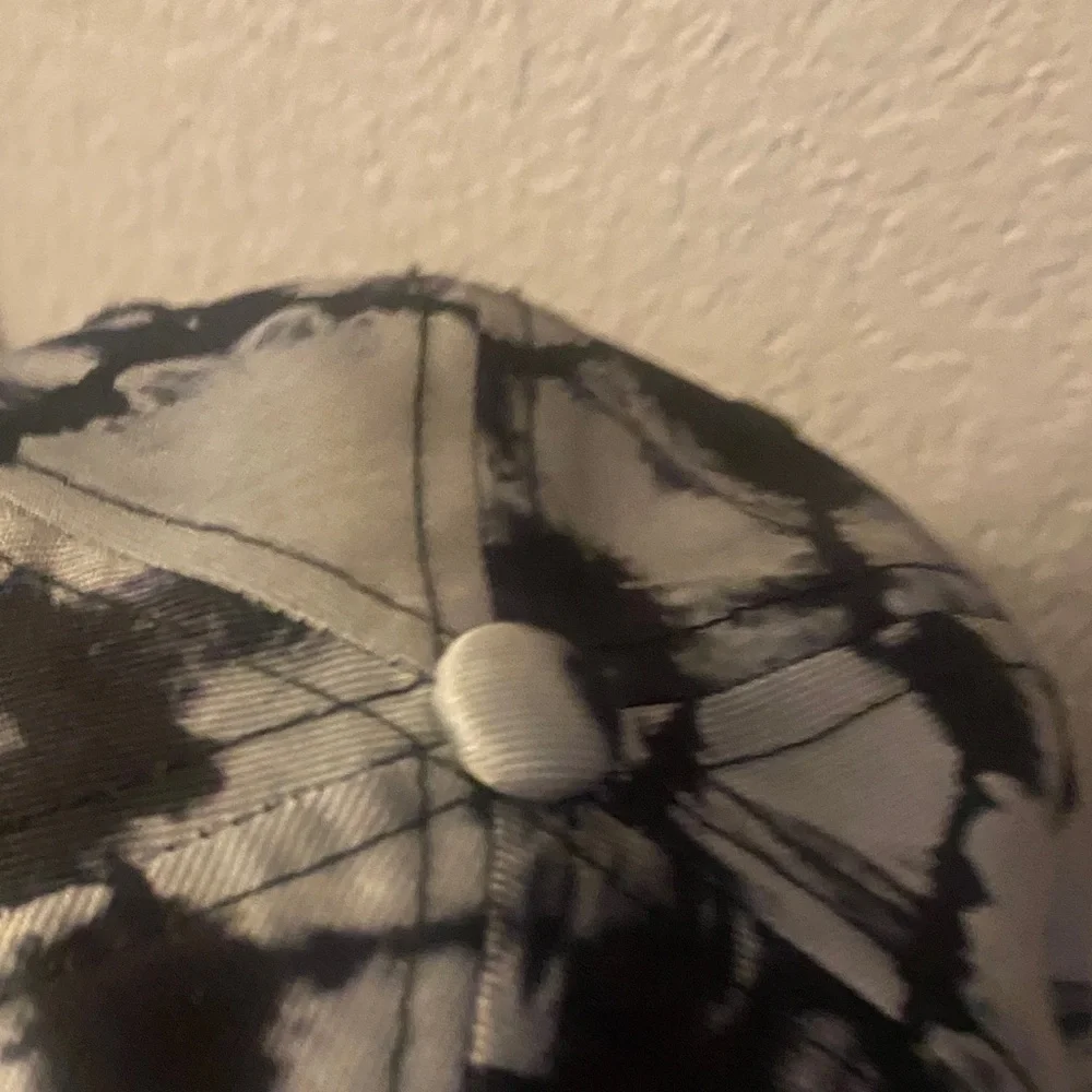 AC/DC Black and White Tie-Dye Hat